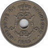 Монета. Бельгия. 10 сантимов 1905 год. BELGIQUE. ав.