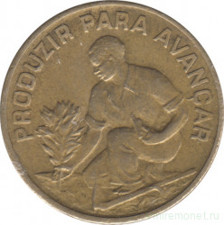 Монета. Кабо-Верде. 2,5 эскудо 1977 год.