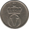  Монета. Норвегия. 10 эре 1958 год. рев.