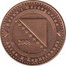 Монета. Босния-Герцеговина. 10 фенингов 2008 год. ав.