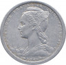 Монета. Французское Сомали. 1 франк 1949 год. рев.