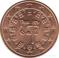 Монета. Португалия. 5 центов 2008 год.