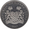 Монета. Сьерра-Леоне. 1 доллар 2001 год. Большая африканская пятёрка. Леопард. рев.