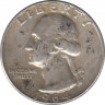 Монета. США. 25 центов 1964 год. Монетный двор D. ав.