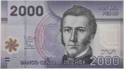 Банкнота. Чили. 2000 песо 2015 год. Тип 160f.