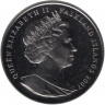 Монета. Фолклендские острова. 1 крона 2007 год. Великие Британцы. Уинстон Черчилль.