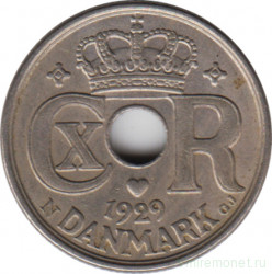 Монета. Дания. 10 эре 1929 год.