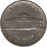 Реверс. Монета. США. 5 центов 1952 год.