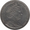 Монета. Великобритания. Британские Виргинские острова. 1 доллар 2003 год. 40 лет со дня убийства Кеннеди. рев.