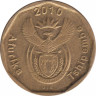 Монета. Южно-Африканская республика (ЮАР). 10 центов 2010 год. ав.