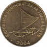 Монета. Восточный Тимор. 25 сентаво 2004 год. ав.