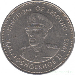 Монета. Лесото (анклав в ЮАР). 50 лисенте 1983 год.