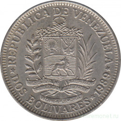 Монета. Венесуэла. 2 боливара 1989 год.
