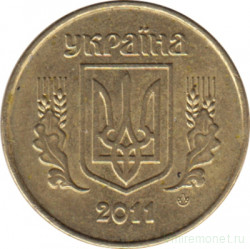 Монета. Украина. 10 копеек 2011 год.