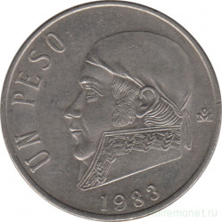 Монета. Мексика. 1 песо 1983 год.