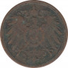 Монета. Германия (Германская империя 1871-1922). 1 пфенниг 1906 год. (F). рев.
