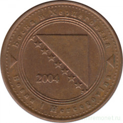 Монета. Босния и Герцеговина. 20 фенингов 2004 год.