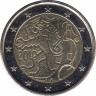  Монета. Финляндия. 2 евро 2010 год. 150 лет финской валюте. ав.
