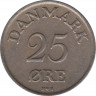  Монета. Дания. 25 эре 1950 год. рев.