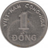 Монета. Вьетнам (Южный Вьетнам). 1 донг 1971 год. Сталь. рев.