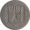Монета. Израиль. 1/2 лиры 1975 (5735) год. рев.