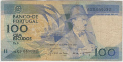 Банкнота. Португалия. 100 эскудо 1987 год. Тип 179b (4).