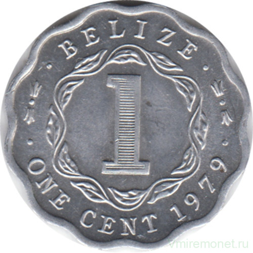 Монета. Белиз. 1 цент 1979 год.