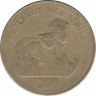 Монета. Танзания. 200 шиллингов 1998 год. ав.