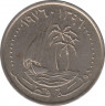 Монета. Катар. 25 дирхамов 1976 год.  ав.
