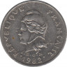 Монета. Французская Полинезия. 10 франков 1982 год. ав.