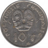 Монета. Французская Полинезия. 10 франков 1982 год. рев.