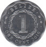 Монета. Белиз. 1 цент 2010 год. ав.