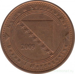 Монета. Босния и Герцеговина. 20 фенингов 2009 год.