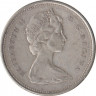 Монета. Канада. 25 центов 1966 год. рев.