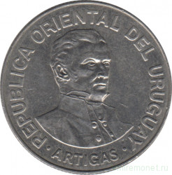 Монета. Уругвай. 500 песо 1989 год.