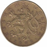 Монета. Чехия. 20 крон 2000 год. рев.