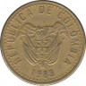 Монета. Колумбия. 20 песо 1989 год. Новый тип. ав.