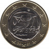 Монета. Греция. 1 евро  2007 год. ав.