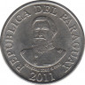 Монета. Парагвай. 100 гуарани 2011 год. ав.