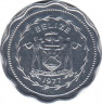 Монета. Белиз. 1 цент 1977 год. ав.