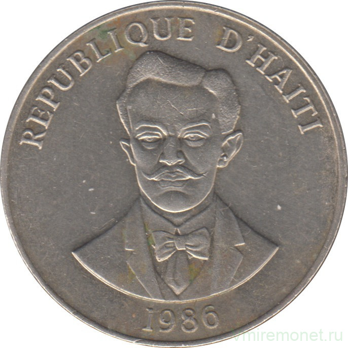 Монета. Гаити. 50 сантимов 1986 год.