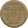  Монета. Украина. 10 копеек 2004 год. ав.
