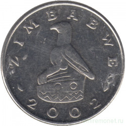 Монета. Зимбабве. 50 центов 2002 год. 