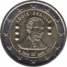  Монета. Бельгия. 2 евро 2009 год. 200 лет со дня рождения Луи Брайля. ав.