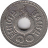 Монета. Тайланд. 10 сатанг 1937 (2480) год. ав.