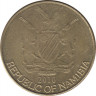 Монета. Намибия. 1 доллар 2010 год. ав.