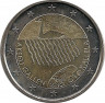 Аверс. Монета. Финляндия. 2 евро 2015 год. 150 лет со дня рождения Аксели Галлен-Каллела.