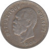 Монета. Гаити. 5 сантимов 1904 год. Лицо на аверсе. ав.