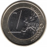 Монета. Монако. 1 евро 2021 год.