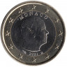 Монета. Монако. 1 евро 2021 год.